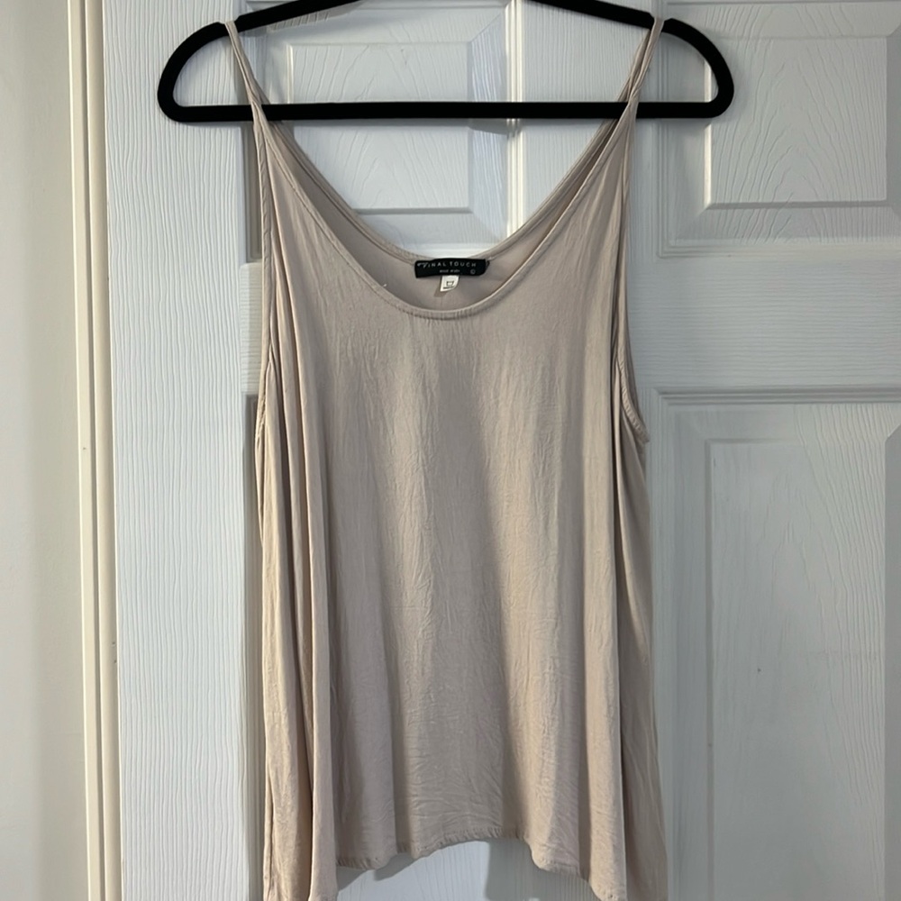final touch flowy tank top